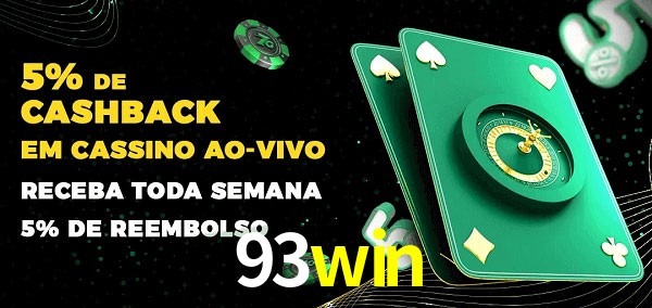 Promoções do cassino ao Vivo 93win